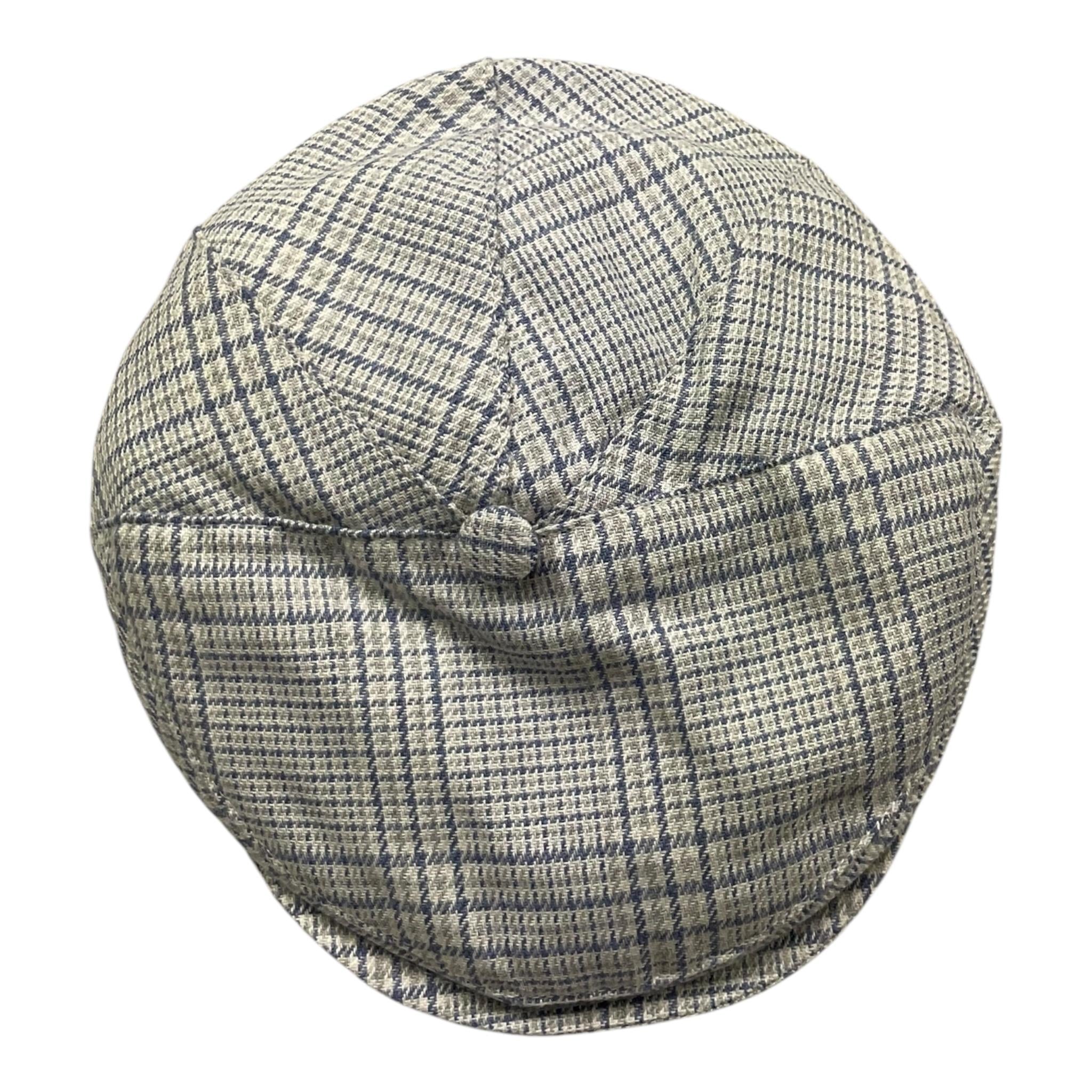 DILU' cappello tinta unita modello coppola con microfantasia Bianco per Neonato I22804 BIANCO DILU' 