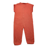 Wedoble Solid Color Coral Lace Baby Girl Romper