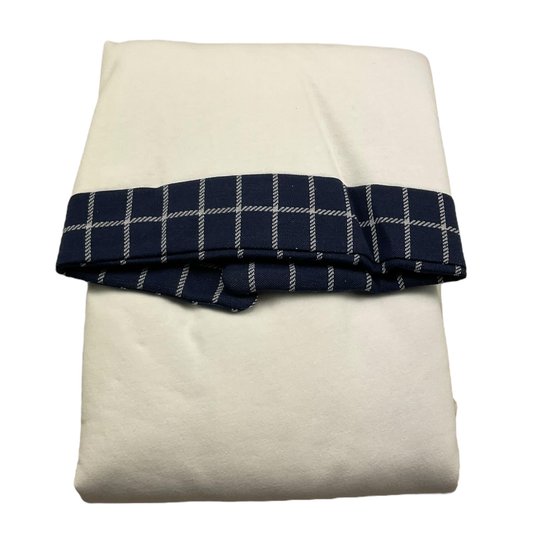 MINI BANDA coperta tinta unita con ricamo orso Bianco per Neonato 3A323 BIANCO MINI BANDA 