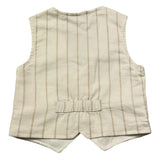 Mini Banda Romper Cream Striped Pattern For Newborn