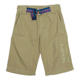 Lanvin Bermuda Solid Color With Faux Green Belt For Boys