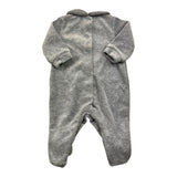 NANAN tutina tinta unita con stampa Grigio per Neonato AI2400101GR GRIGIO NANAN 
