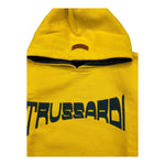 TRUSSARDI felpa chiusa con cappuccio tinta unita cn stampa Giallo per Bambino TIA24116FEJ GIALLO TRUSSARDI 