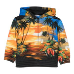 DOLCE & GABBANA felpa con zip e cappuccio stampa fantasia Multicolor per Neonato L1JWHN MULTICOLOR DOLCE & GABBANA 