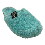 DOU DOU ciabatta tinta unita teddy Azzurro per Bambina BIRKY439 AZZURRO DOU DOU 