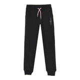 John Richmond Pantalone Tuta Tinta Unita con Logo per Bambina RGP25009PA NERO JOHN RICHMOND 