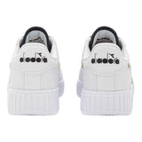 Diadora Sneakers Solid Color with Laces and Sequins White for Girls