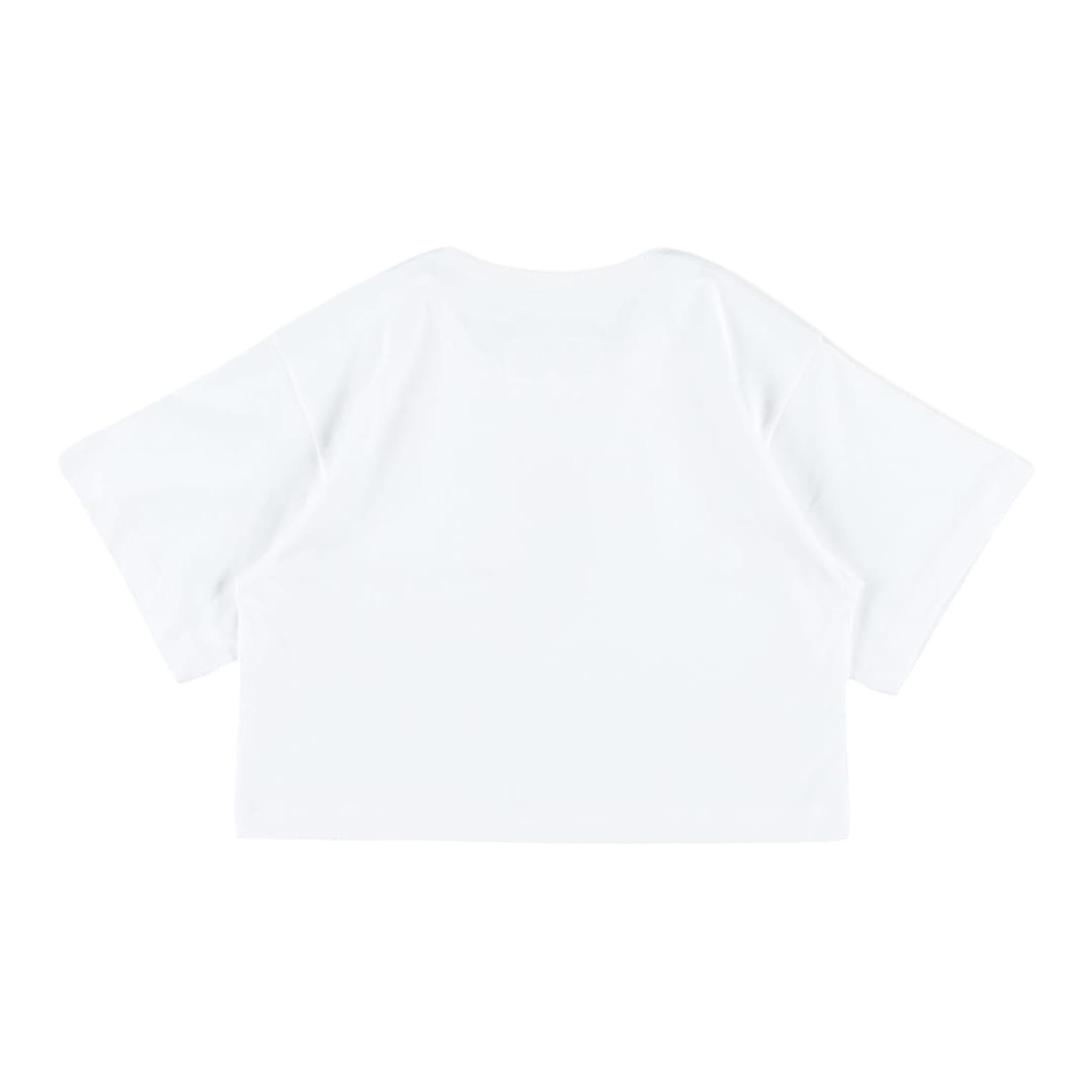 Maison Margiela T-Shirt Girocollo Tinta Unita con Stampa per Bambina M60806M BIANCO MAISON MARGIELA 