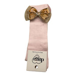 DAGA COLLECTION calzini tinta unita con fiocchi Rosa per Bambina M24180 ROSA DAGA COLLECTION 