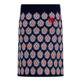 ETRO gonna tinta unita con fantasia Blu per Bambina GV7A30 BLU ETRO 