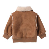 MINI BANDA giubbino modello montone con colletto Cammello per Neonato 3A635 CAMMELLO MINI BANDA 