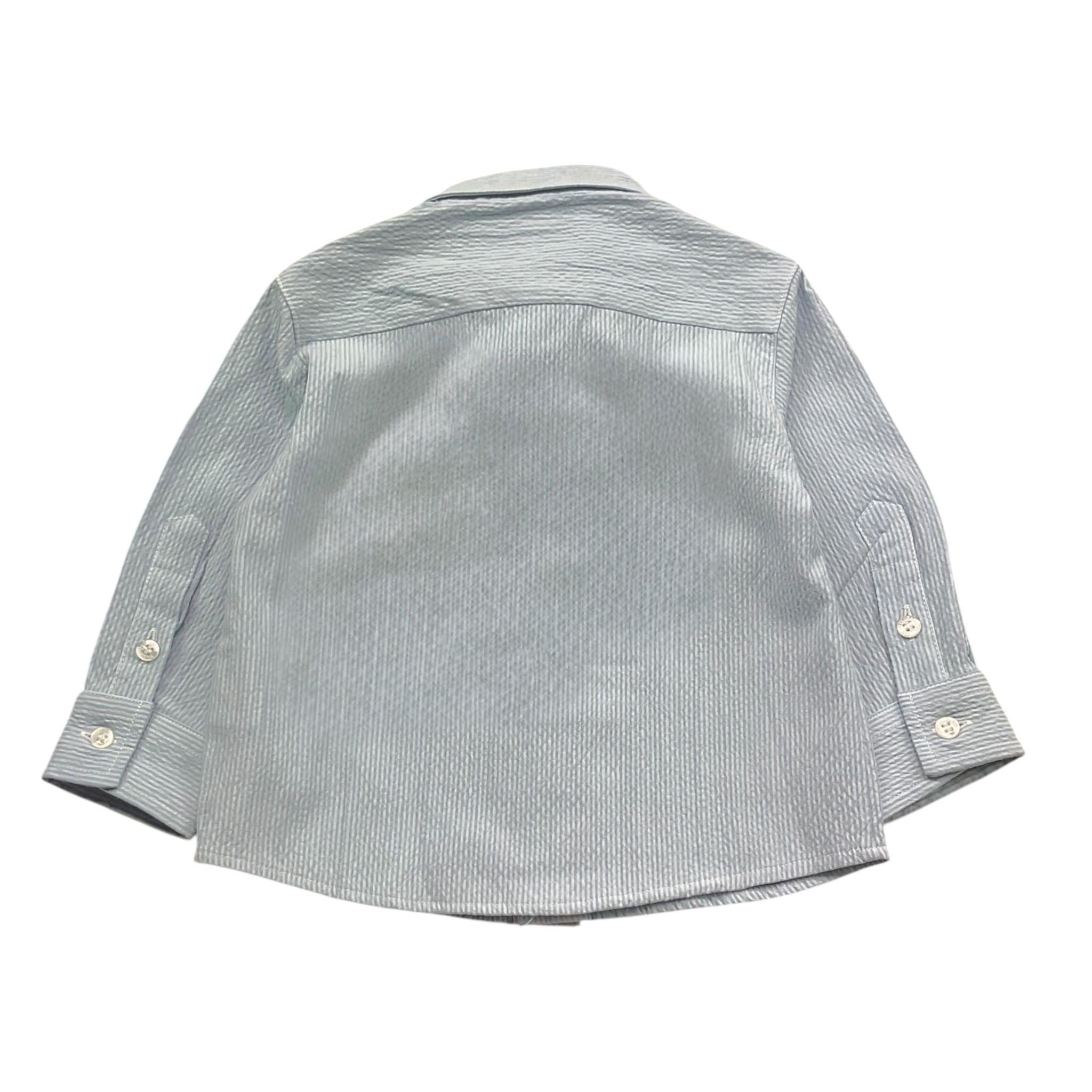 Cesare Paciotti Camicia Tinta Unita Manica Lunga per Bambino CMP5158B AZZURRO CESARE PACIOTTI 