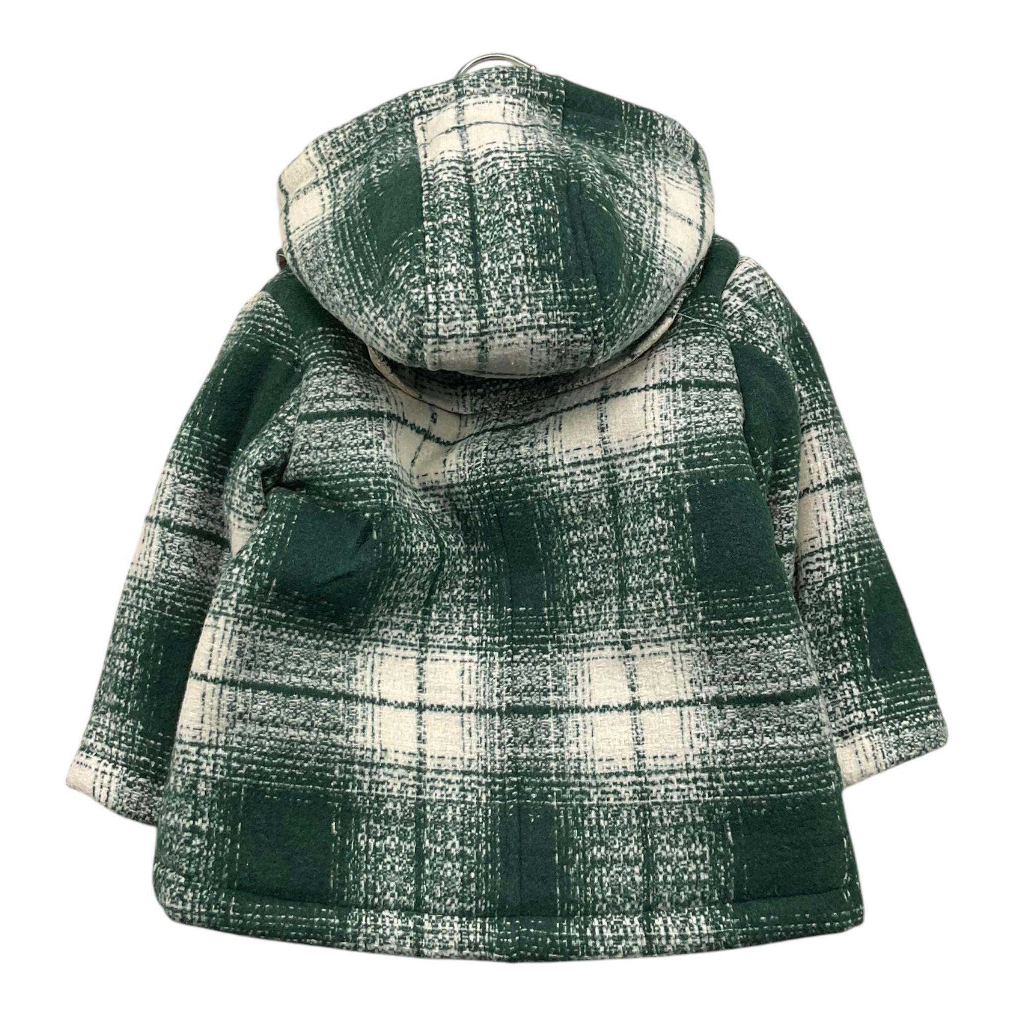 TRUSSARDI cappotto bicolore con fantasia a quadri Bianco/verde per Neonato TIA25132GB BIANCO/VERDE TRUSSARDI 