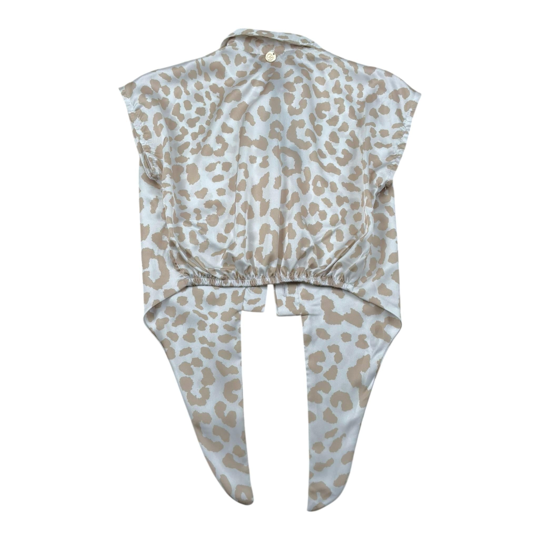 Relish Camicia Tinta Unita con Fantasia Maculata per Bambina RGP2403006001 BIANCO RELISH 