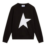 Golden Goose Felpa Chiusa Girocollo Tinta Unita per Bambino GKP01271 NERO GOLDEN GOOSE 