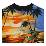 Dolce &amp; Gabbana Half Sleeve Shirt Multicolor Fantasy Print For Newborn