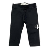 Calvin Klein Leggins Tinta Unita con Elastico In Vita per Neonata IN0IN00081N NERO CALVIN KLEIN 