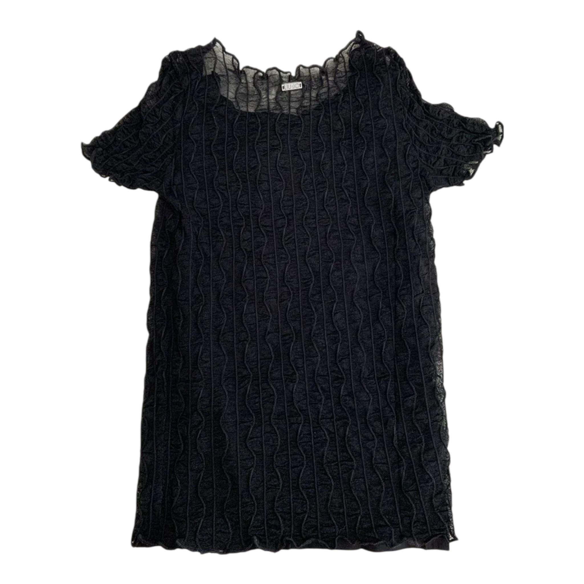 Liu Jo Abito Mezza Manica Tinta Unita  per Bambina GA5061 NERO LIU JO 