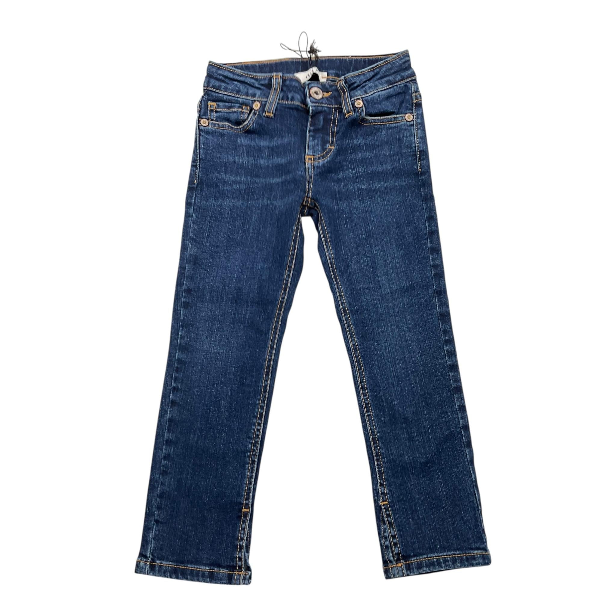 DIXIE jeans tinta unita con girovita regolabile Blu per Bambina PHH7012G67 BLU DIXIE 