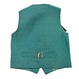 Daniele Alessandrini Solid Color Vest with Buttons Green for Newborn