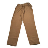 Manila Grace Pantalone tinta unita con Elastico In Vita Biscotto per Bambina PNTMN BISCOTTO MANILA GRACE 