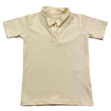Cucu' Lab Polo Half Sleeve Solid Color Cream For Newborn