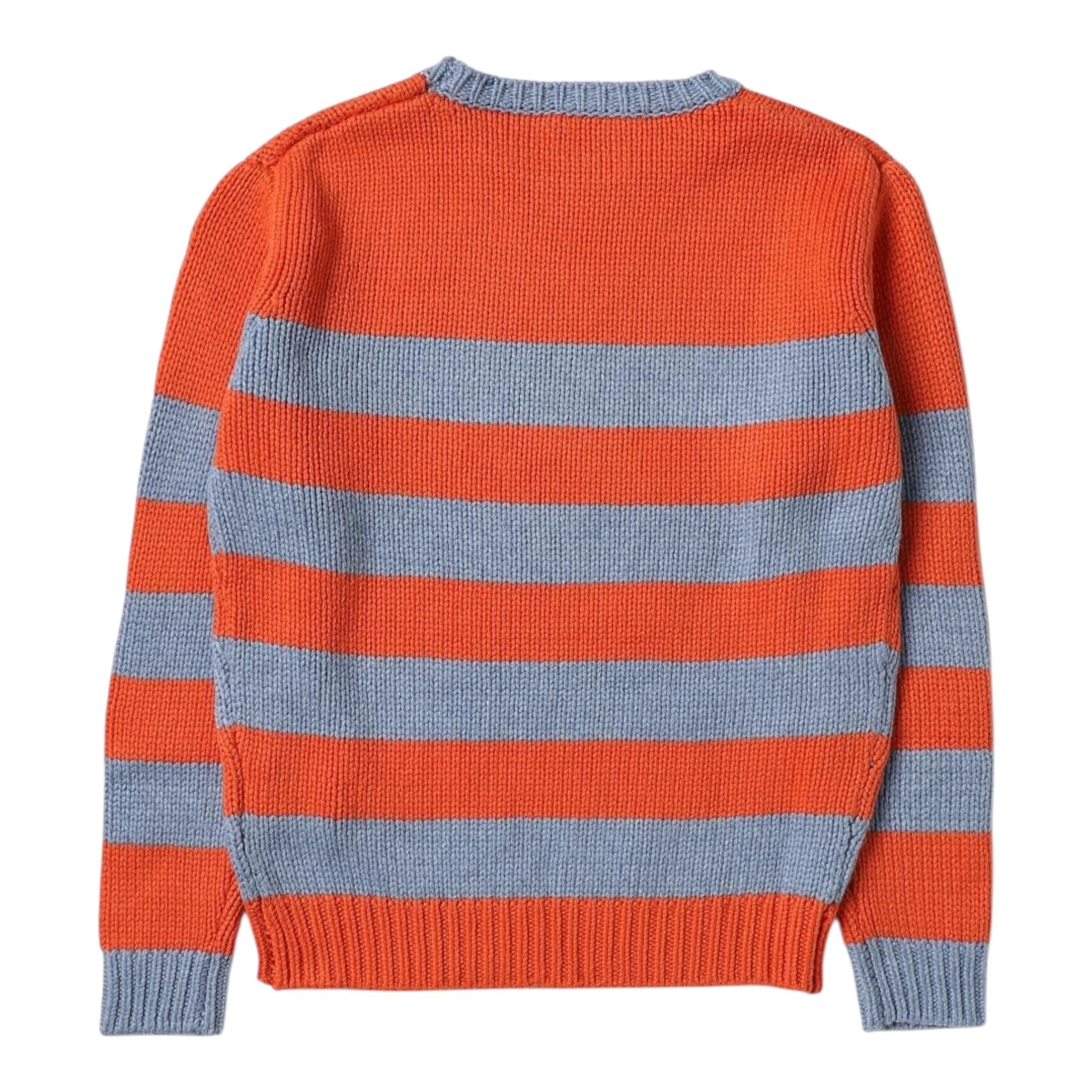 MARNI maglia girocollo fantasia a righe Arancione/azzurro per Bambino M00856 ARANCIONE/AZZURRO MARNI 