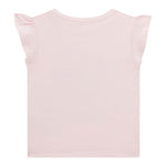 Guess T-Shirt Girocollo Tinta Unita con Stampa per Neonata K5RI18K6YW4 ROSA GUESS 