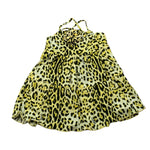 4Giveness Abito Tinta Unita con Fantasia Maculata per Neonata FGCN3965 GIALLO 4GIVENESS 