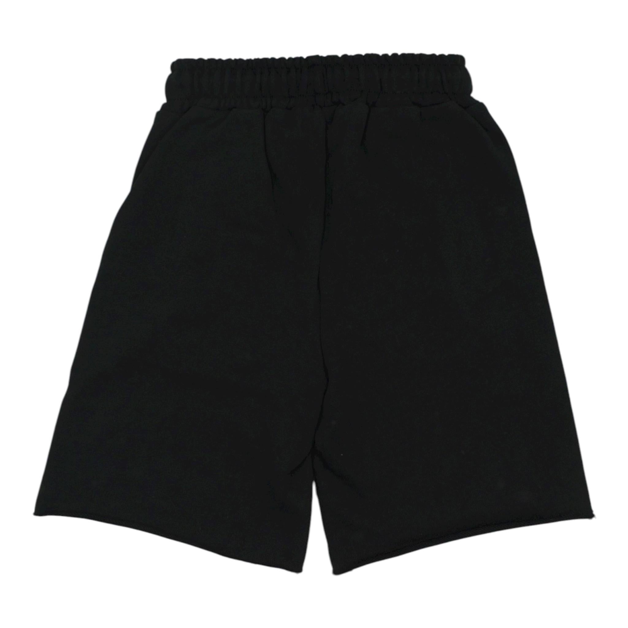 Disclaimer Bermuda Tinta Unita con Stampa per Bambino 25EDK58412 NERO DISCLAIMER 