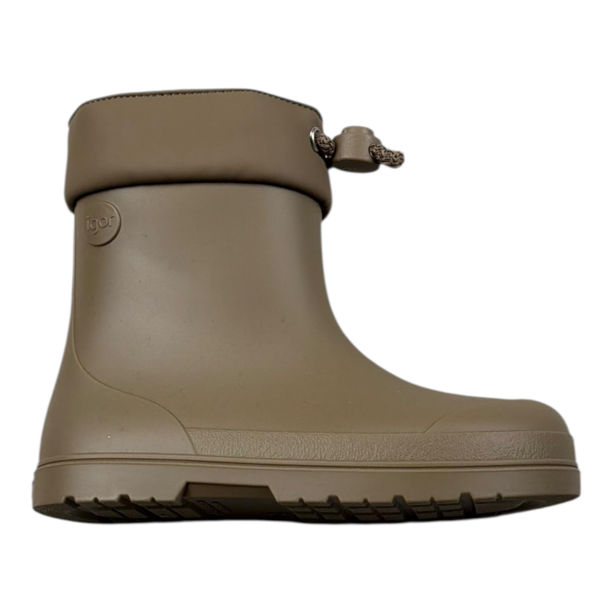 Igor Stivali Tinta Unita con Pelliccia Interna per Bambino W10305J BEIGE IGOR 