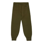 DSQUARED2 pantalone tuta tinta unita con stampa logo Verde per Bambino DQ2458 VERDE DSQUARED2 