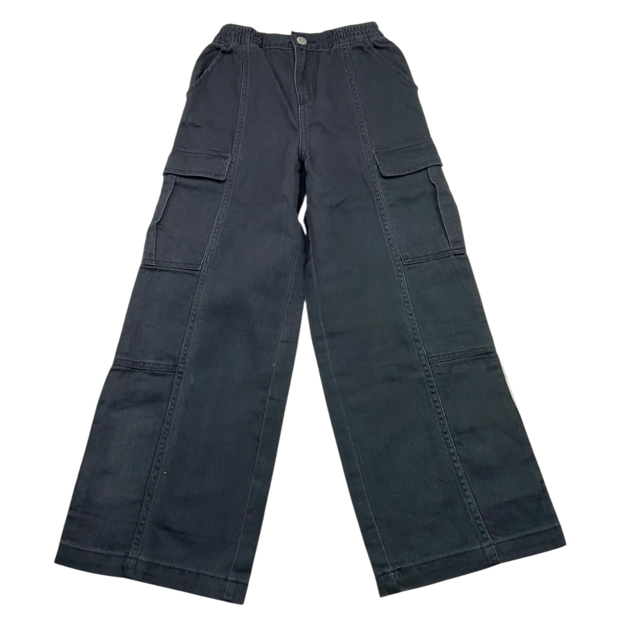 LEVI'S pantalone tinta unita con elastico in vita Nero per Bambina 4EL019 NERO LEVI'S 