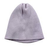 Little Bear Plain Purple Hat For Baby Girl