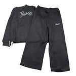 GAELLE completo 2pz felpa-pantalone a palazzo Nero per Bambina 2741W003300 NERO GAELLE 