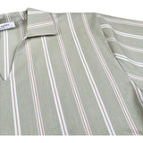 Paolo Pecora Camicia Mezza Manica Fantasia A Righe per Bambino PP42355 VERDE PAOLO PECORA 