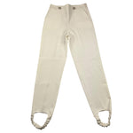 NAICE pantalone tinta unita con bottoni in contrasto Panna per Bambina 23983 PANNA NAICE 