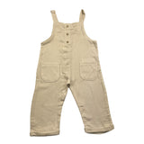 Babidu Solid Color Overalls Beige Armhole For Newborn