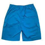 Paolo Pecora Solid Color Bermuda Shorts With Elastic Waist Light Blue For Boys