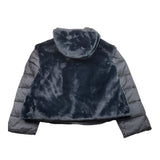 REFRIGUE giubbino reversibile con zip e cappuccio Nero per Bambina FHIEJF NERO REFRIGUE 