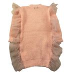 FUN & FUN abito maglia girocollo tinta unita maniche lunghe con tulle Rosa per Bambina FNCBDR12427 ROSA FUN & FUN 