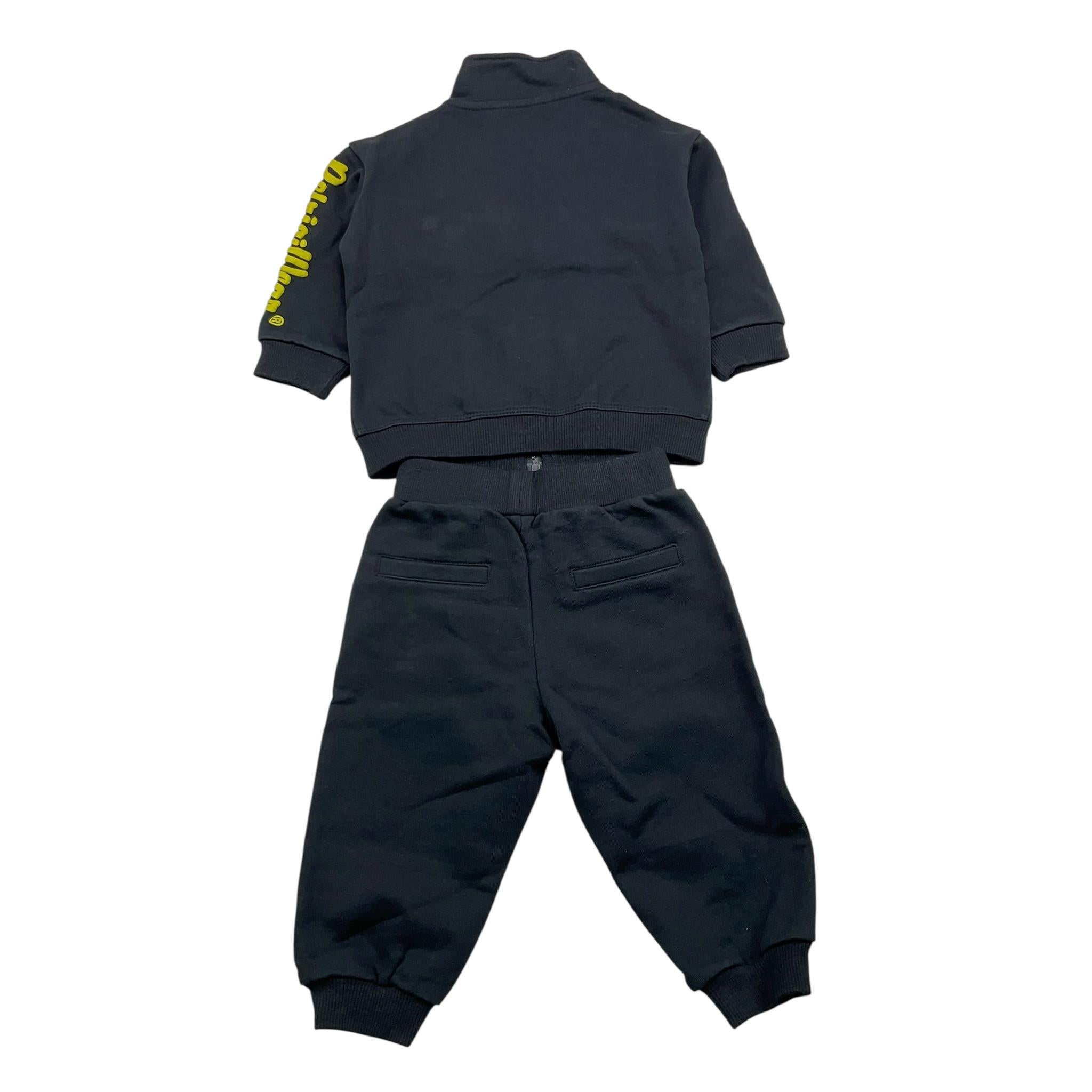 REFRIGIWEAR completo 2pz felpa-pantalone Nero per Neonato RWN808X NERO REFRIGIWEAR 