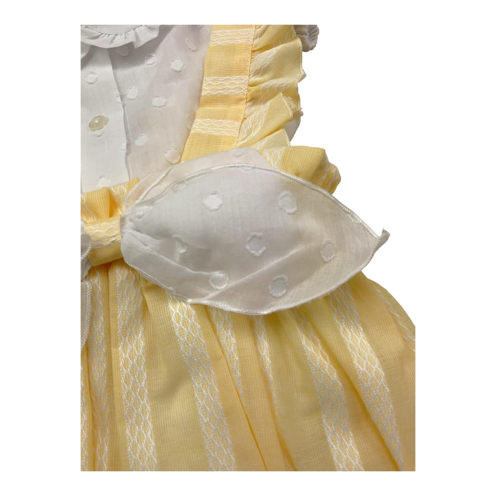 La Sartoria Dei Piccoli Completo 2 Pezzi Short con Bretelle-Camicia per Neonata LPB3111 BIANCO LA SARTORIA DEI PICCOLI 