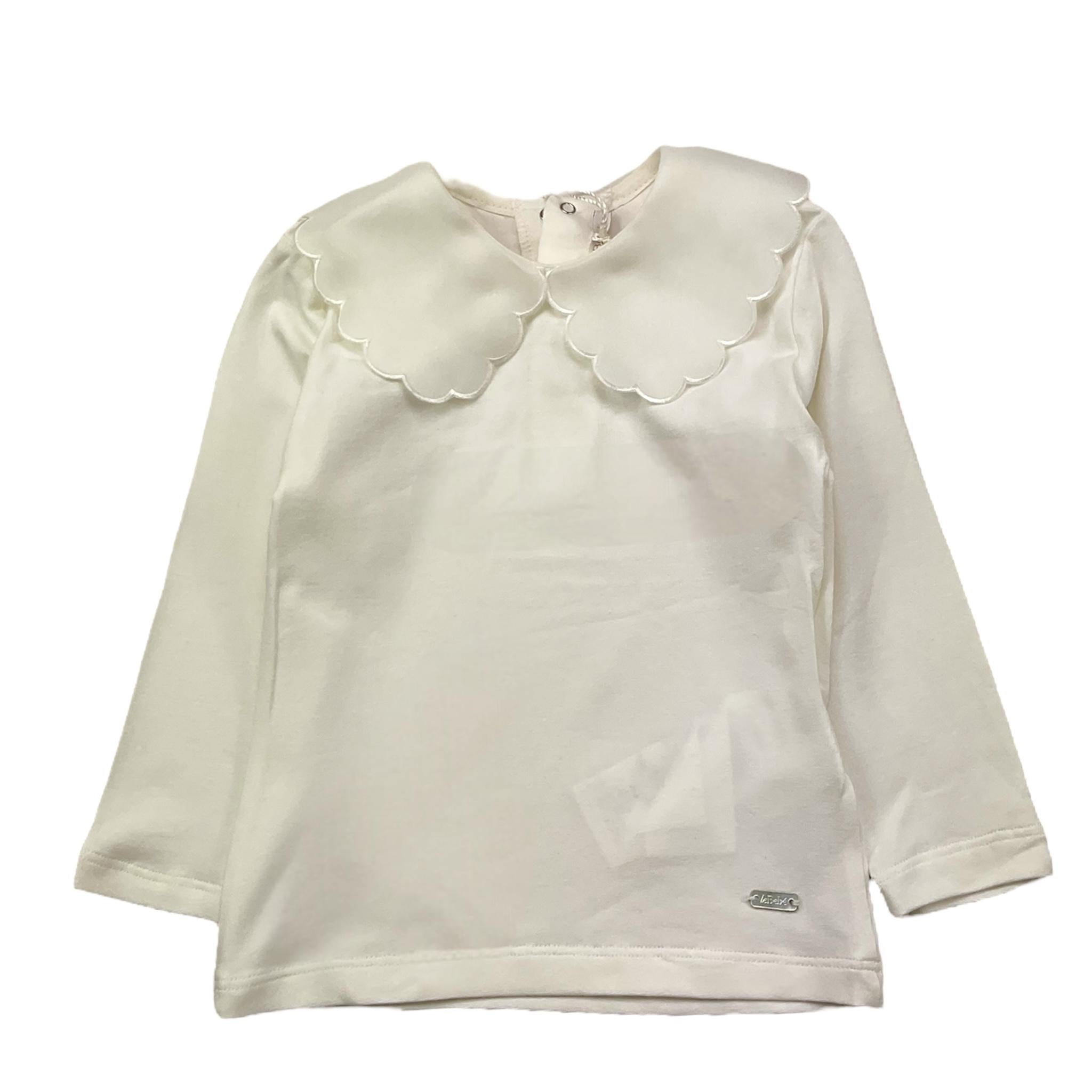 LE BEBE' shirt tinta unita con colletto Bianco per Neonata LBG6012 BIANCO LE BEBE' 