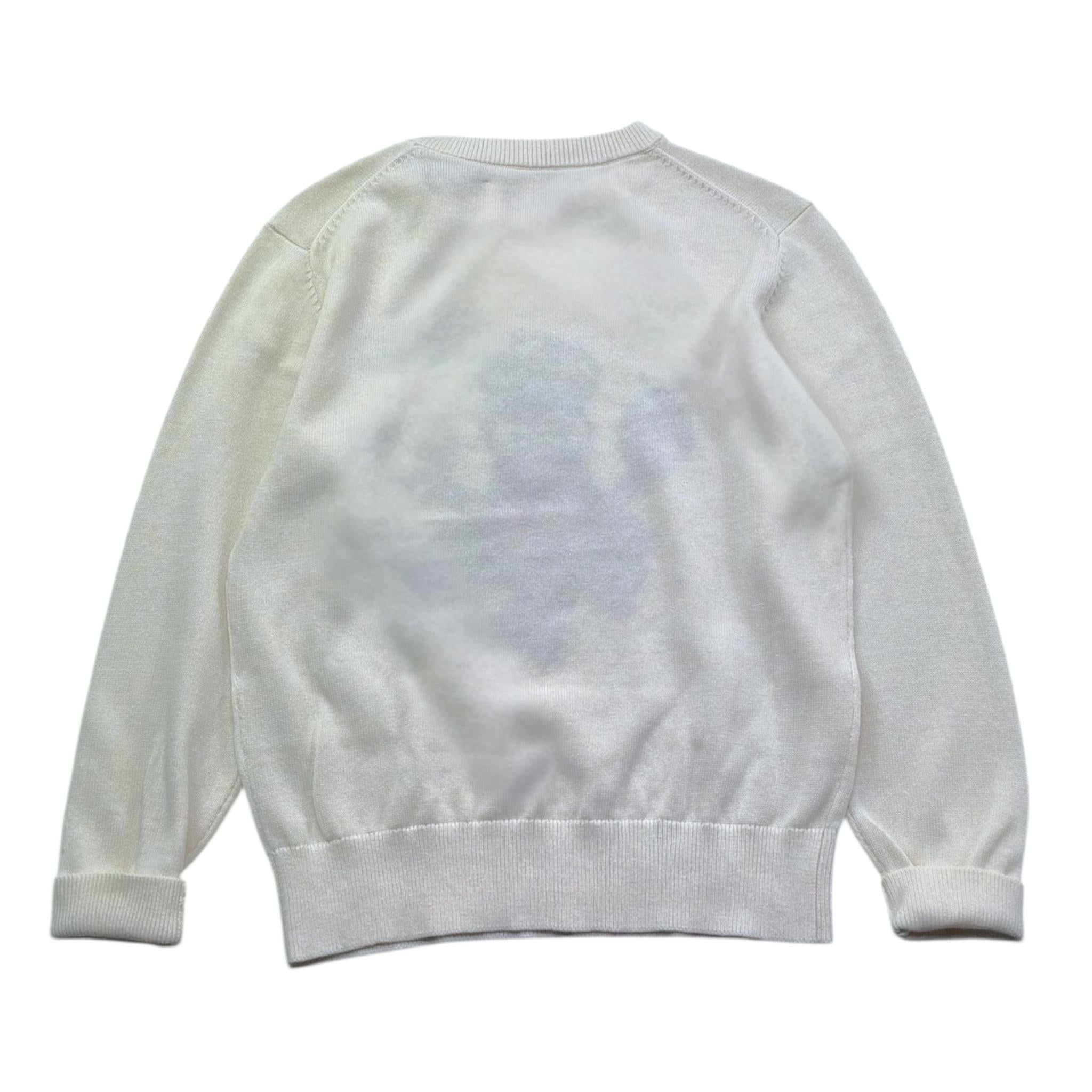 Saint Barth Maglia Tinta Unita con Stampa per Bambino 01040L BEIGE SAINT BARTH 