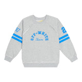 Off-White Felpa Girocollo Tinta Unita con Stampa per Bambina OBBA006S24 GRIGIO OFF-WHITE 