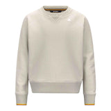 K-Way Maglia Tinta Unita Girocollo con Logo per Bambino K2148LW PANNA K-WAY 