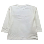 MAYORAL shirt girocollo tinta unita con stampa in contasto Bianco/blu per Bambino 4051JX BIANCO/BLU MAYORAL 