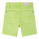 Mayoral Bermuda Shorts Solid Color With Adjustable Waist Green For Newborn