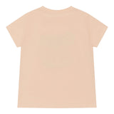 Guess T-Shirt Girocollo Tinta Unita con Stampa per Neonata K5RI06K6YW4 ROSA GUESS 